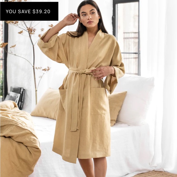 Magic Linen Robe- S/M - Picture 8 of 9